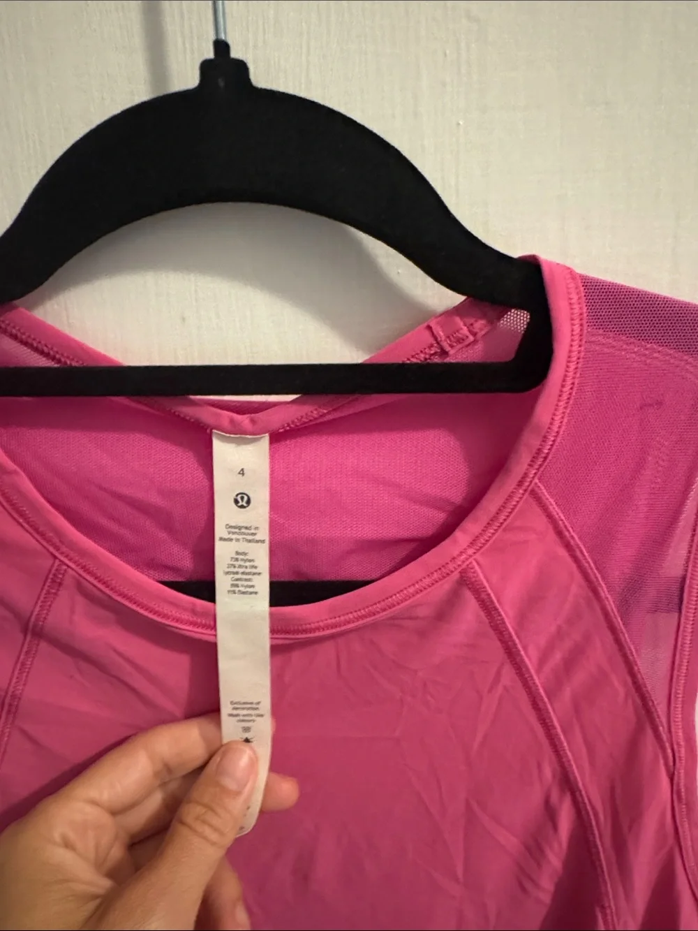lululemon athletica Hot Pink Performance Tank